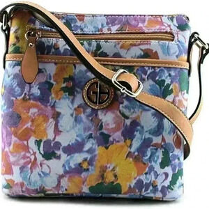 Giani Bernini Saffiano Crossbody, Water Floral